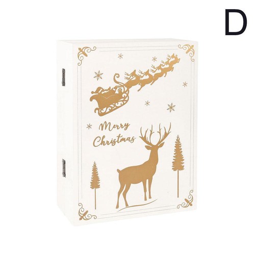 Lighted Wooden Village Scene House 24DAY Advent Calendar Christmas^ to D7T4 - Picture 14 of 14