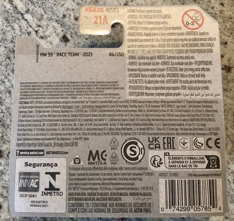 Hot Wheels ERIKENSTEIN ROD BIANCO 2023 1:64 - Immagine 2 di 2