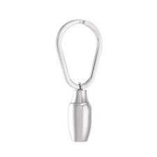 Stainless Steel Bottle Cremation Key chain Charm Urns Pendant For Ashes Keyrings