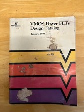 SILICONIX VMOS POWER FETS DESIGN CATALOGUE JAN 1979 rare vintage