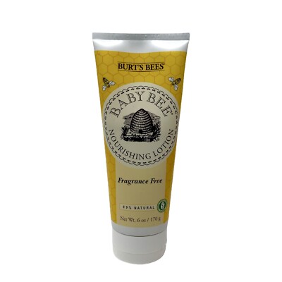 Burt's Bees Baby Bee Nourishing Lotion Original 99% Natural 6 Oz Fragrance Free