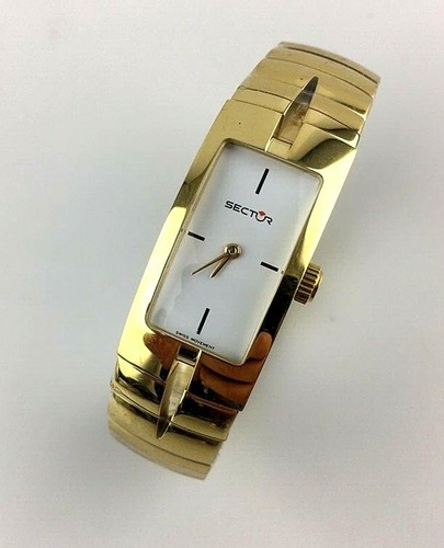 OROLOGIO SECTOR 480 QUARZO SWISS DONNA RETTANGOLARE ACCIAIO laminato | eBay