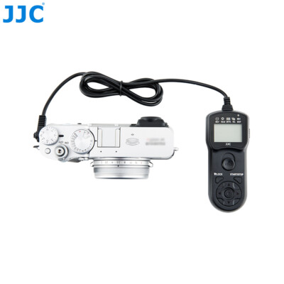 JJC Télécommande De Minuterie Avec Trépied Support Pince Pour Fujifilm GFX100SII GFX100 GFX50R GFX50S X-PRO3 XH2 XH2S X-T5 X-T4 X-T3 X-T30 X-T30 III X-T100 X100VI X100V X-A7 Remplacement Fuji RR-100