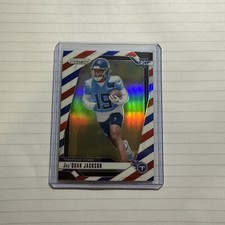 2024 Panini Prizm - Rookies Red White & Blue Prizm #352 Jha'Quan Jackson (RC)