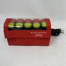 Remington All That Travel Hot Hair Roller Curler Kit with Clips Tested Working