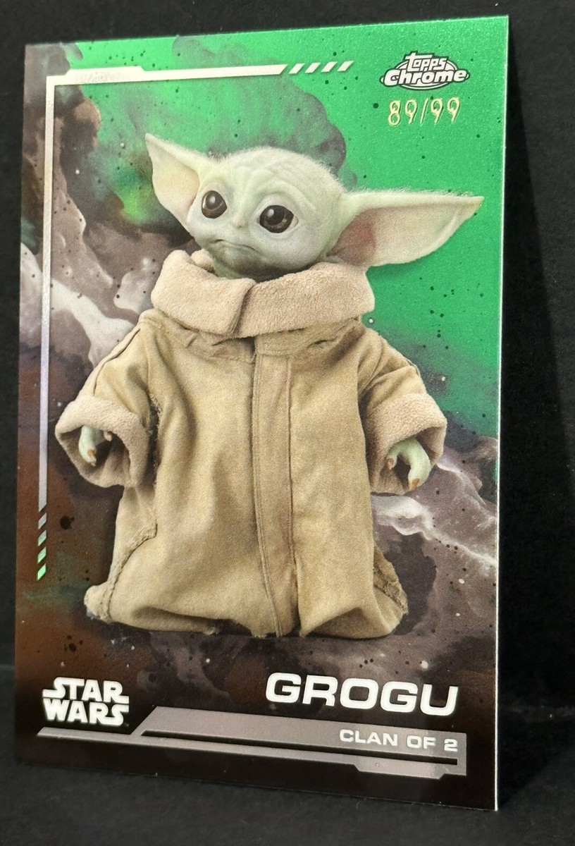 2024 Topps Chrome Star Wars The Mandalorian #22 Grogu Green