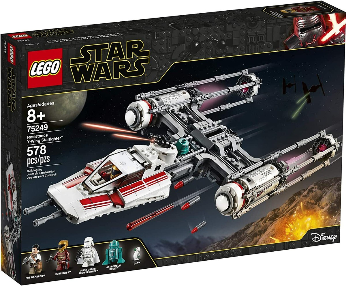 LEGO Star Wars The Rise of Skywalker Resistance Y-Wing Starfighter
