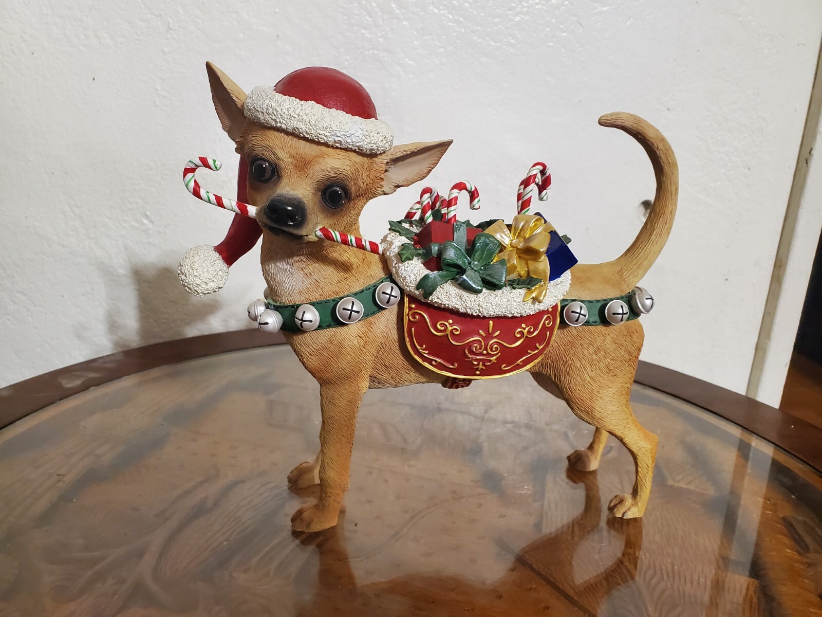 DANBURY MINT CHRISTMAS CHIHUAHUA SANTA DOG PUPPY FIGURE RARE HTF eBay