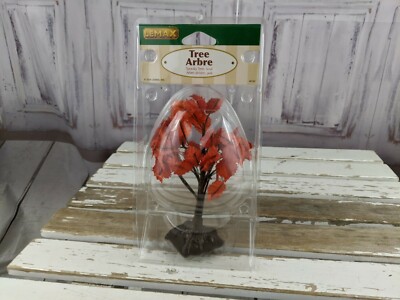 Lemax halloween spooky arbor tree orange fall 44122 6  village building
