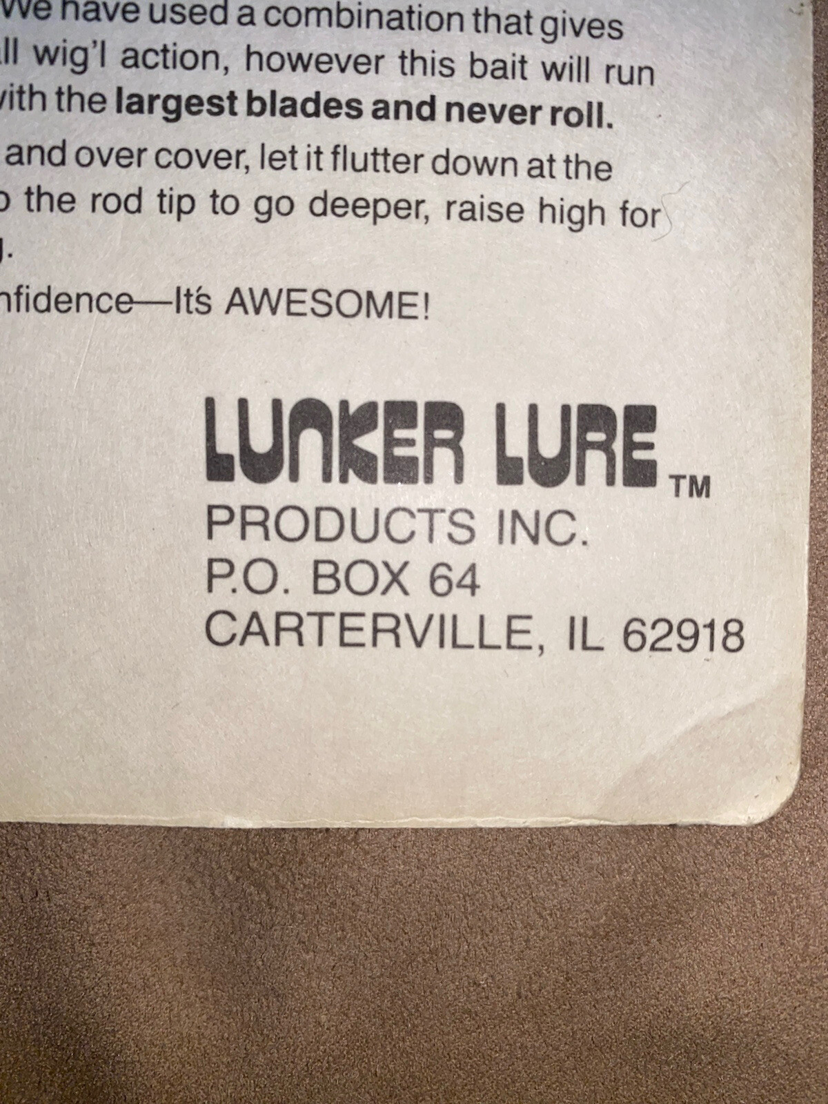 TUFF FIND!Unknown chatterbait,LIVING RUBBER SKIRT!!!spring Bil Lure Discontinued - Image 11
