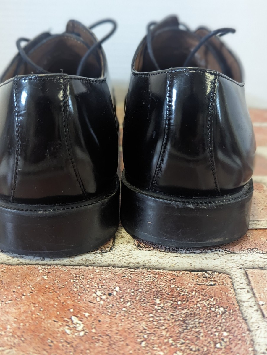 Bostonian First Flex Men\'s 9.5 M Dress Shoes Black Genuine Leather Upper & Soles Vintage Bostonian Classics Black Leather Oxfords or Brogues  main image 2