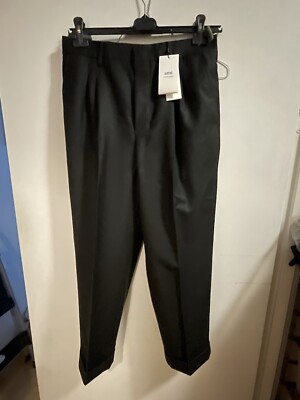 BNWT Ami Paris Carrot Fit Trousers - Grey - 38 (French)