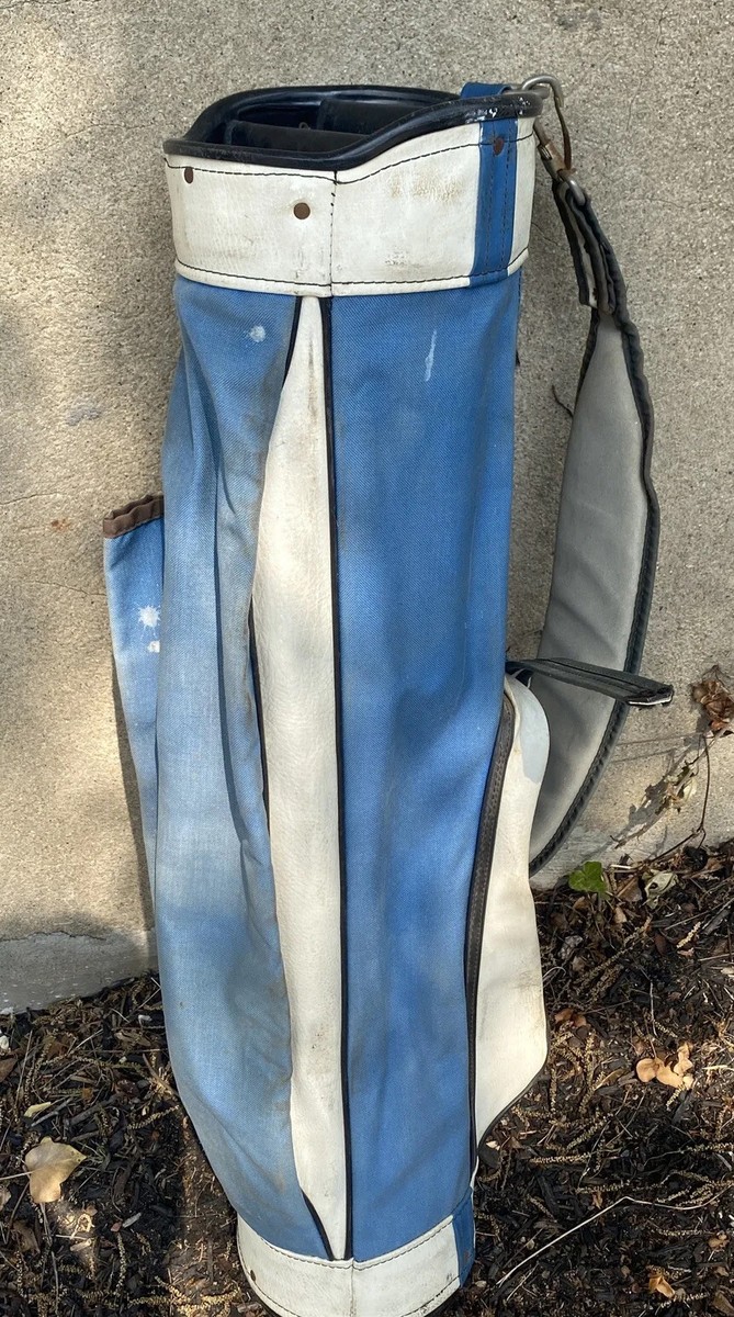 Jones Sport Golf Carry Golf Bag 1970's, Vinyl & Cordura 7.5