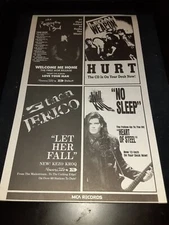 Then Jerico, The Rossington Band, Legal Weapon Radio Promo Poster Ad Framed!