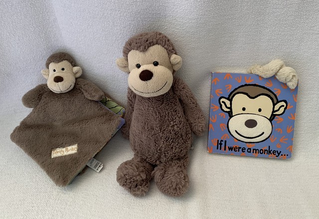 jellycat i know a monkey book