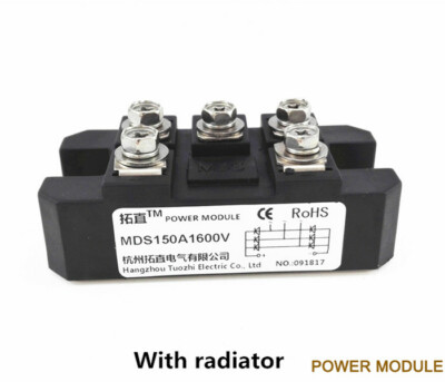 Range extender dedicated three-phase rectifier bridge MDS150A1600V 150A 1600V