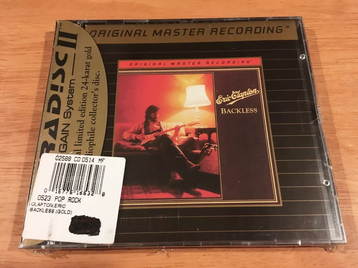 Eric Clapton Backless MFSL 24 KT Gold CD Sealed Ultradisc II UDCD 653
