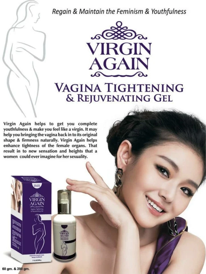 Virgin Again Gel Tensor Loción Gel Apretado Crema Herbal 50 gm Foto 3 de 3