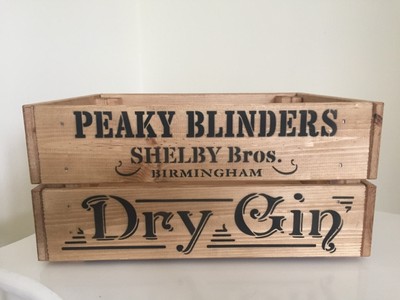 Wooden Peaky Blinders Shelby Bros Birmingham Dry Gin 