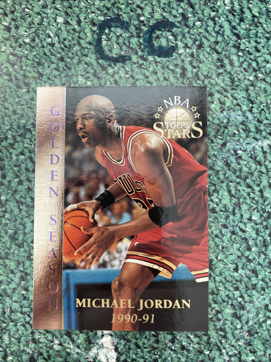 1996 96 Topps NBA Stars Golden Season Michael Jordan #74 Chicago