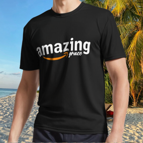 Amazing Grace Active T-Shirt Funny Size S to 5XL