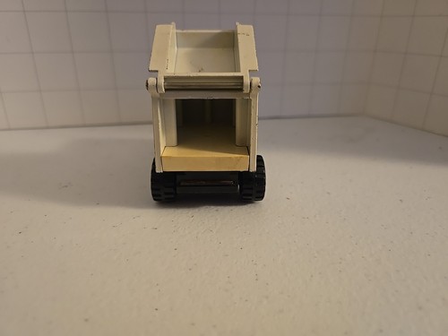 Vintage Mini Tonka Trash Garbage Truck Green & White Japan 4" Steel - Picture 8 of 12