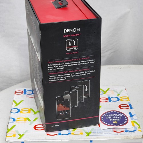 Denon Wired On-Ear Headphones AH-D340 Music Maniac Black (New Opened Box) - Zdjęcie 4 z 14