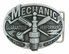 Mechanic Tradesman Metal Belt Buckle