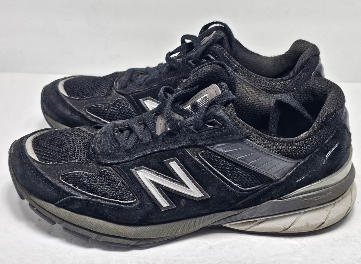 New Balance 990v5 Black Running Shoes W990BK5 Womens Size 10 B MADE IN USA