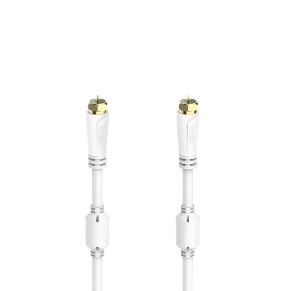 Thumbnail - Sat-anschlusskabel, F-stecker - F-stecker, Vergoldet, 7,5 M, 100 Db