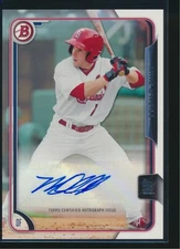 2015 Bowman Prospect Paper Autograph Auto Mike O'Neill Cardinals
