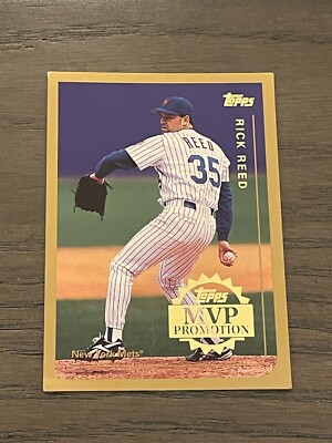 Rick Reed Mets Card 1999 Topps MVP Promotion Rick Reed New York Mets P/G Marked | eBay