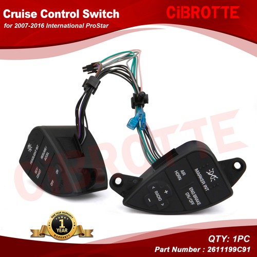 Steering Wheel Cruise Control Switch for 0716 International ProStar