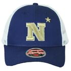Ncaa Zephyr Navy Midshipmen Mesh Two Tone Curved Bill Adjustable Snapback Hat