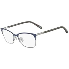 NEW Diane von Furstenberg DVF 8066 400 Navy Taupe Eyeglasses 52/16/135