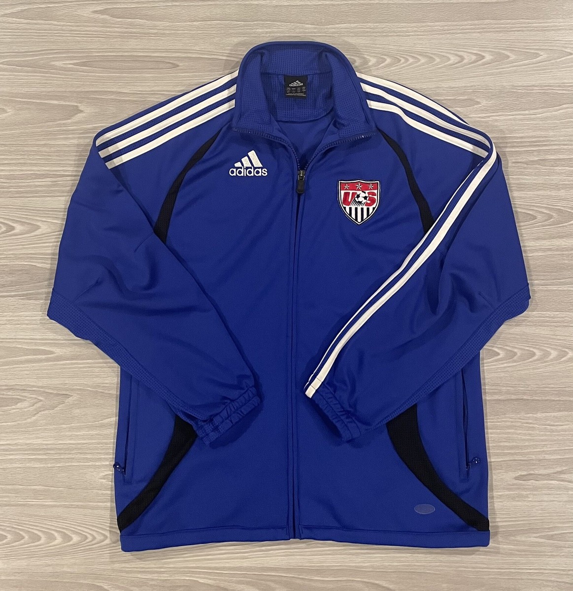 Adidas 2007 USA Jacket Blue Track World Cup Men's Size Medium | eBay