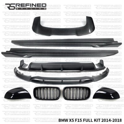 BMW X5 F15 M Sport Carbon Look Bodykit Frontsplitter Heckdiffusor