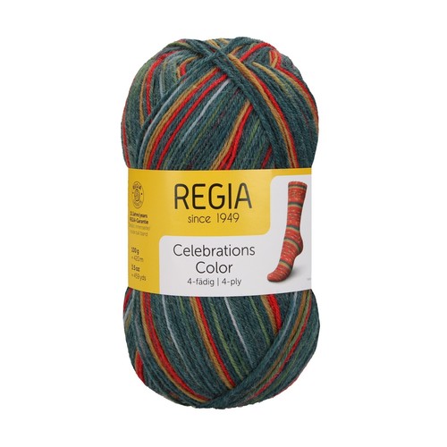 100g Schachenmayr Regia Color 4-fädig / 4-fach Sockenwolle Stricken (69,90€/kg) - Bild 126 von 494