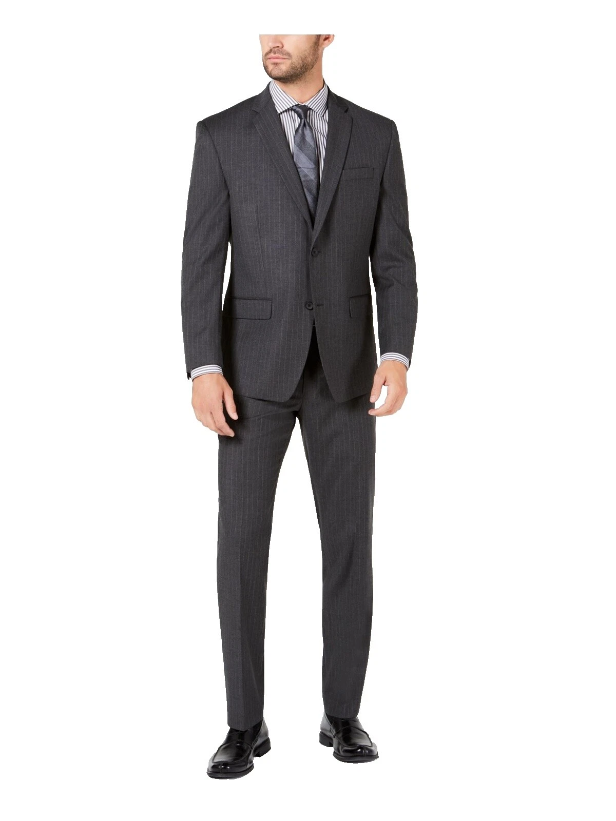Мужские полосатые костюмы и блейзеры Marc New York