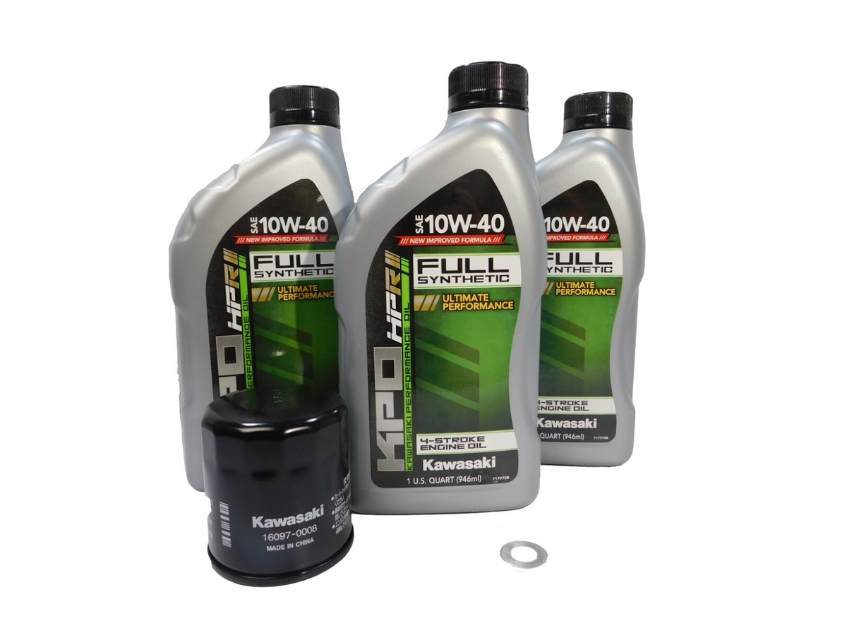 kingrecipe 2013-2017 Kawasaki Ninja 300 EX300 KRT OEM Full Synthetic Oil