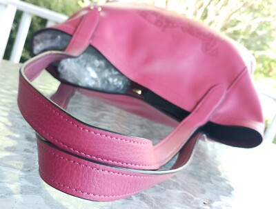 Coach C4063 MEDIUM Horse and Carriage Logo Salmon Pink Leather