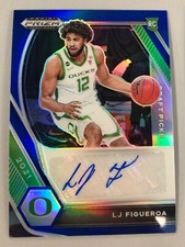 LJ Figueroa 2021-22 Prizm Draft Blue #DP-LJF #ed/149