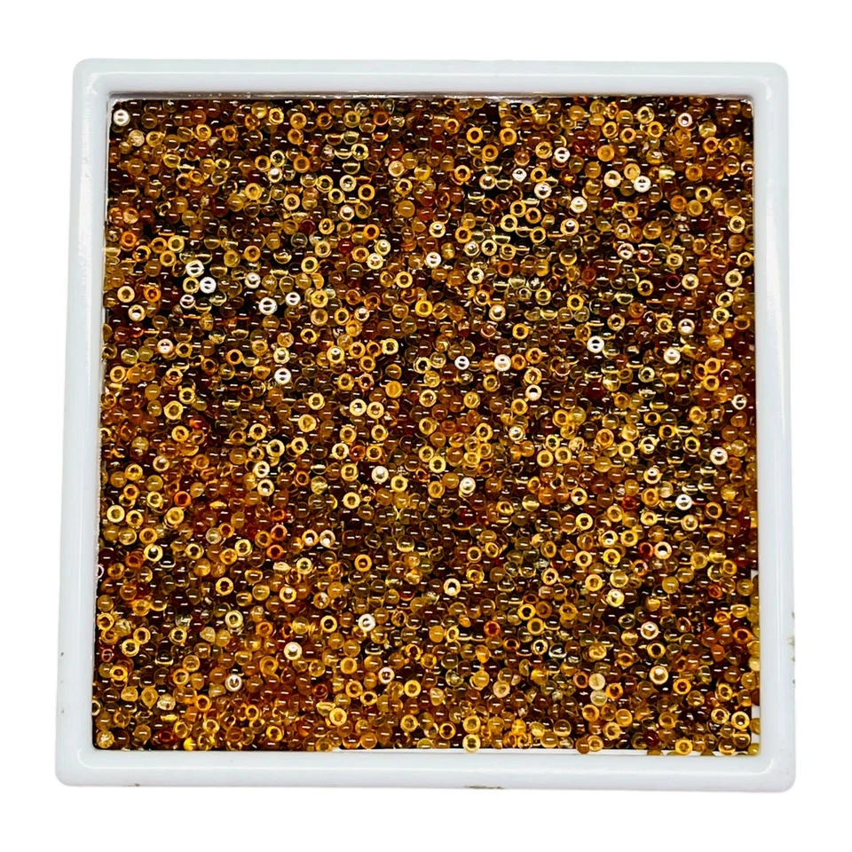 1000 Pcs Natural Citrine 1.8mm Round Cabochon Loose Gemstones Wholesale Lot - Image 3 of 4