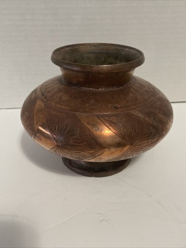 ANTIQUE GANGA JAMUNA COPPER & BRASS WATER VESSEL