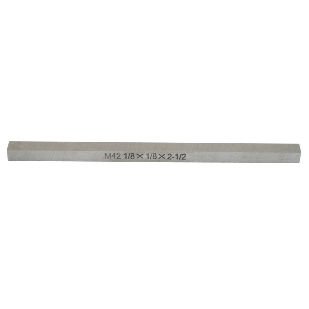 1/8'' x 1/8'' x 2-1/2'' M42 HSS Square Tool Bit Lathe Fly Cutter Mill Blank