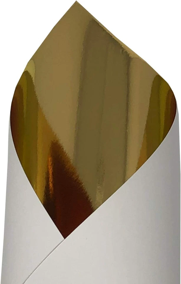 RECOLLECTIONS Signature 12" x 12" GOLD MIRROR FOIL Cardstock  Paper  - 2 sheets - Image 4 of 4