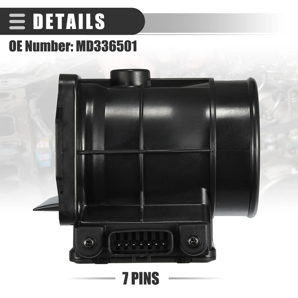 Pack (1) Mass Airflow Sensor (MAF Sensor) for Mitsubishi Eclipse 2000-2005 - Изображение 4 из 4