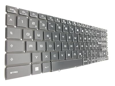 DE - Tastatur Keyboard Schwarz RGB Beleuchtung für MSI GF66 Katana 11SC-210
