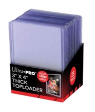 (25) Ultra Pro Thick 100pt Toploader Jersey Card Holders Trading Card Toploaders