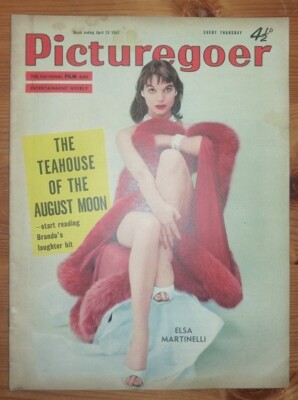 PICTUREGOER No 1145 Vol 33 13TH APR 1957 ELSA MARTINELLI COVER SOPHIA LOREN
